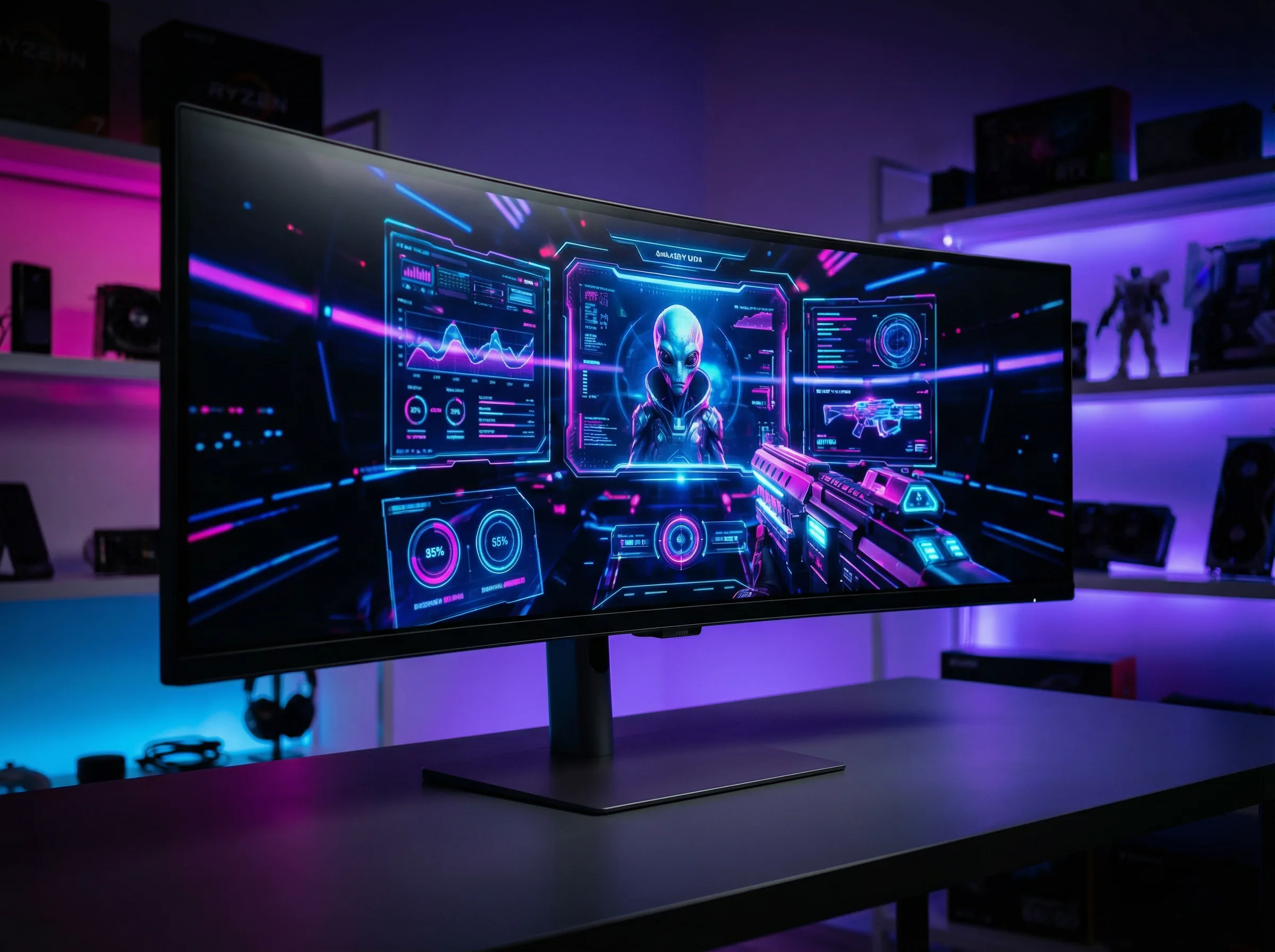 Gaming Displays: High Resolution Displays and Touch Screens application